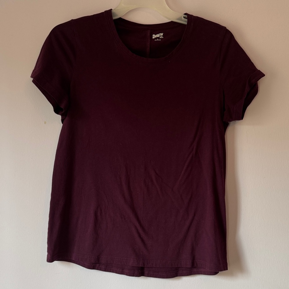 Duluth Trading Purple Lightweight Longtail Tee